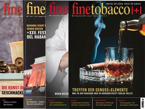 Zigarrenzubehör der Serie Fine Tobacco Cigar Magazines