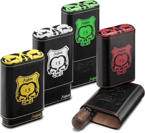 Zigarrenzubehör der Serie Asylum Cigar Case