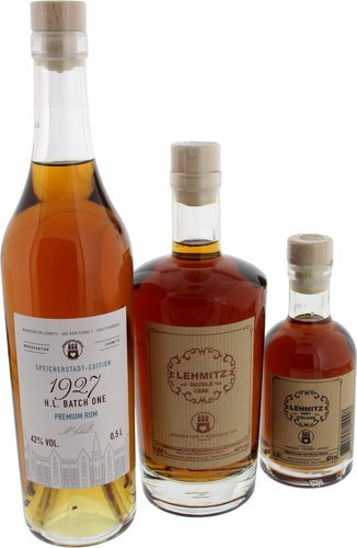 Spirituosen der Serie Lehmitz Rum