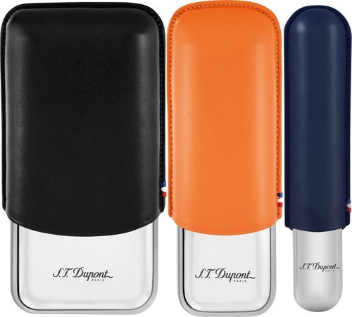 Zigarrenzubehör der Serie S.T. Dupont Zigarren Etui Metall