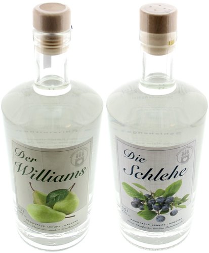 Spirituosen der Serie Lehmitz fruit brand