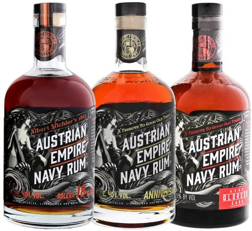 Austrian Empire Empire Navy Rum Spirituosen der Serie Austrian Empire Empire Navy Rum