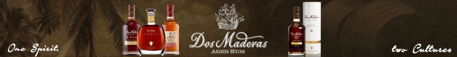 Spirituosen der Serie Dos Maderas Rum