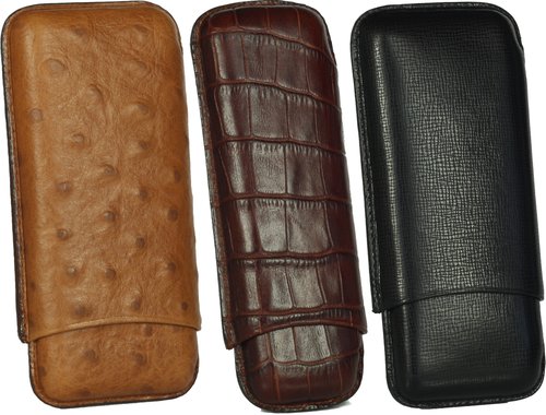 Martin Wess petit corona leather cigarcase collection Zigarrenzubehör der Serie Martin Wess petit corona leather cigarcase collection