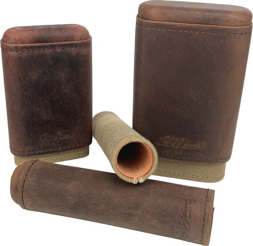 Guy Janot cigar case buffalo leather canvas Zigarrenzubehör der Serie Guy Janot cigar case buffalo leather canvas