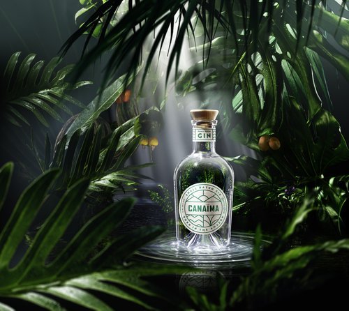 Spirituosen der Serie Canaima Gin
