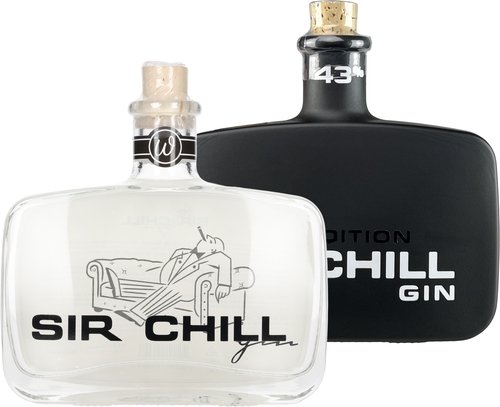 Spirituosen der Serie Sir Chill Gin