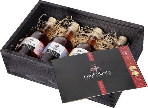 Louis Santo Rum Tasting Set Spirituosen der Serie Louis Santo Rum Tasting Set