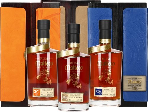 Spirituosen der Serie Ron Malteco Selección