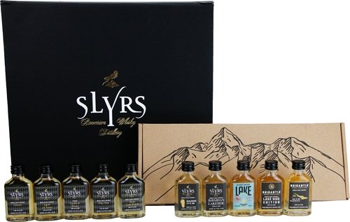 Slyrs Tastingbox Spirituosen der Serie Slyrs Tastingbox