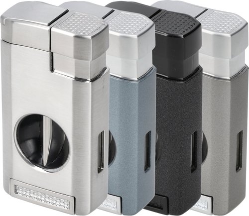 Tycoon Excalibur 3er Jetflame mit V-Cutter Zigarrenzubehör der Serie Tycoon Excalibur 3er Jetflame mit V-Cutter