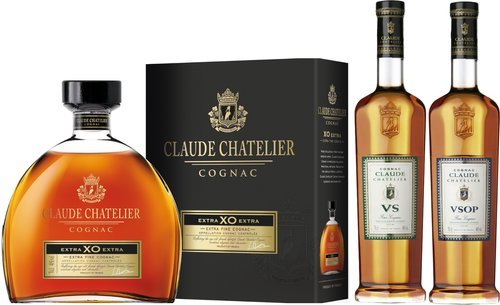 Spirituosen der Serie Claude Chatelier Cognac