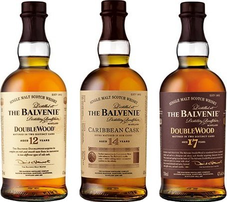 Spirituosen der Serie The Balvenie 