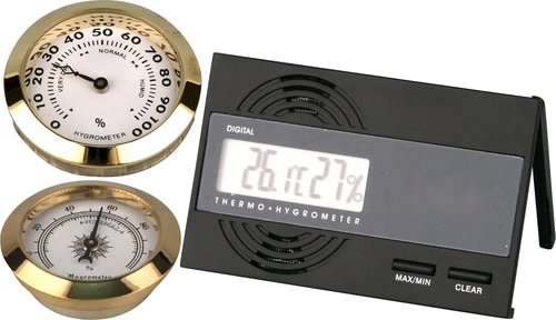 Classic Hygrometer Zigarrenzubehör der Serie Classic Hygrometer