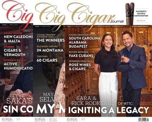 Zigarrenzubehör der Serie Cigar Journal Cigar Magazines