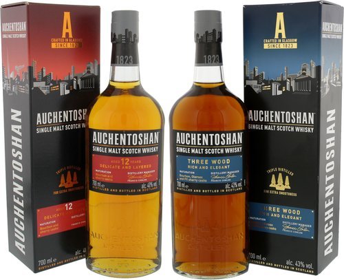 Spirituosen der Serie Auchentoshan Whisky