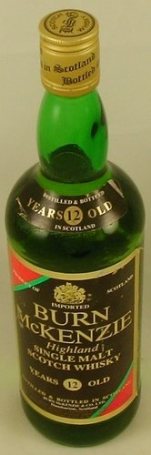 Spirituosen der Serie Burn Mackenzie 12 years old