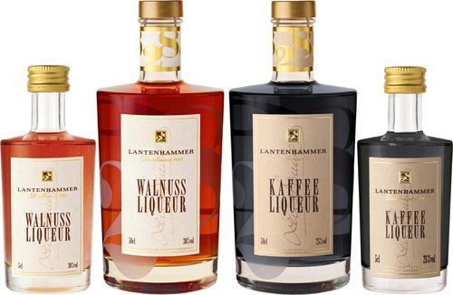 Spirituosen der Serie Lantenhammer Liqueur