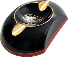 Zigarrenzubehör Aschenbecher  Partagas schwarz mit 2 Ablagen (6397680)