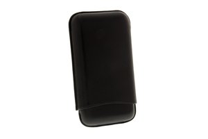 Martin Wess Robusto Lederetui Kollektion 3er Dante schwarz Double Robusto (570)