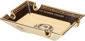 Zigarrenzubehör Aschenbecher  My Father Cigars Ceramics with 4 Shelves (beige/brown)