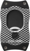 Zigarrenzubehör Schneider  Colibri Carbondesign weiss-silber (591751)