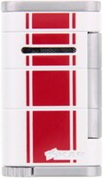 Zigarrenzubehör Feuerzeug  Xikar white red stripes (532WHRD)