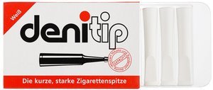 Zigarrenzubehör Zigarrenspitzen  Denicotea Denitip 6er Packung  Weiß (10122)
