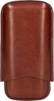 Zigarrenzubehör Etui  Classic 3er Leder braun (444271)