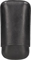 Zigarrenzubehör Etui  Classic 3er Leder schwarz (444313)