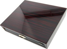 Zigarrenzubehör Humidor  Angelo ebony mit Schublade (920016)