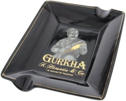 Zigarrenzubehör Aschenbecher  Gurkha schwarz