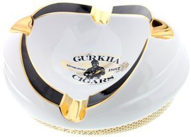 Zigarrenzubehör Aschenbecher  Gurkha weiss (BLK-1223GA)