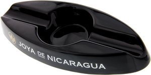 Zigarrenzubehör Aschenbecher  Joya de Nicaragua schwarz elliptisch (7780)