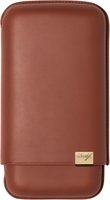 Davidoff Kalbsleder Zigarrenetui XL-3 Iconic Braun/Gold (51003716)