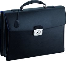 Zigarrenzubehör Merchandise  S.T. Dupont Aktentasche Leder schwarz (181302)