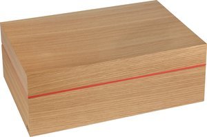 Zigarrenzubehör Humidor  Zino Z 80 Eiche und rot (115916)