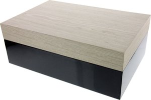 Zigarrenzubehör Humidor  Zino Z 80 Ayous grau grün Lack schwarz (102045)