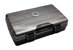 Zigarrenzubehör Humidor  Jet Line gunmetal (49-140-G)