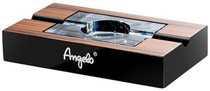 Zigarrenzubehör Aschenbecher  Angelo braun Holz (422270)