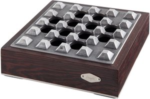 Zigarrenzubehör Aschenbecher  Angelo Holz/Metall (424001)