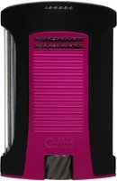 Zigarrenzubehör Feuerzeug  Colibri schwarz/pink (293165)