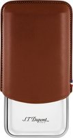 Zigarrenzubehör Etui  S.T. Dupont 3er marron/chrome (183021)