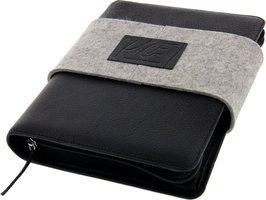UCE Cigar Case 100% Genuine Leather Wasserbüffel Schwarz Groß
