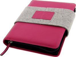 UCE Zigarrenetui 100% Echtleder Rind Pink Groß