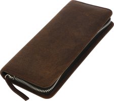 UCE Zigarrenetui 100% Echtleder Kamel Braun Klein