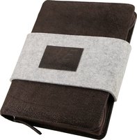 UCE Cigar Case 100% Genuine Leather Wasserbüffel Braun Groß