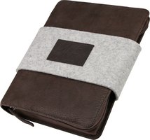 UCE Cigar Case 100% Genuine Leather Yak Braun Groß