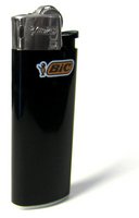 BIC Mini schwarz (mit silbernem Rand oben)