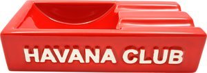 Zigarrenzubehör Aschenbecher  Havana Club Rot (13913)